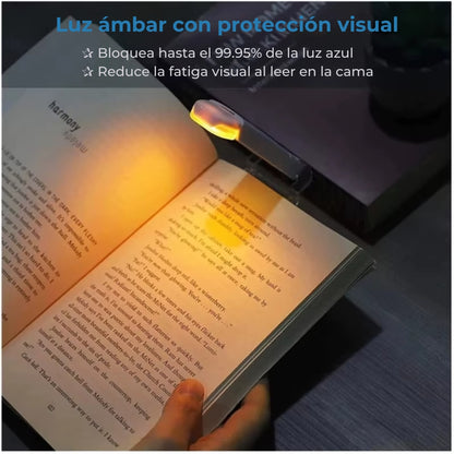 Luz de lectura con brillo ajustable