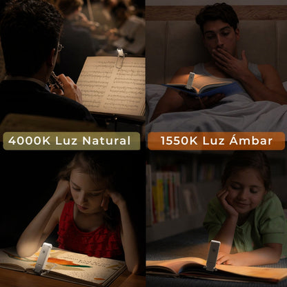 Luz de lectura con brillo ajustable