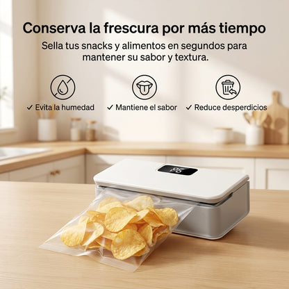 Sellador de bolsas de plástico magnético