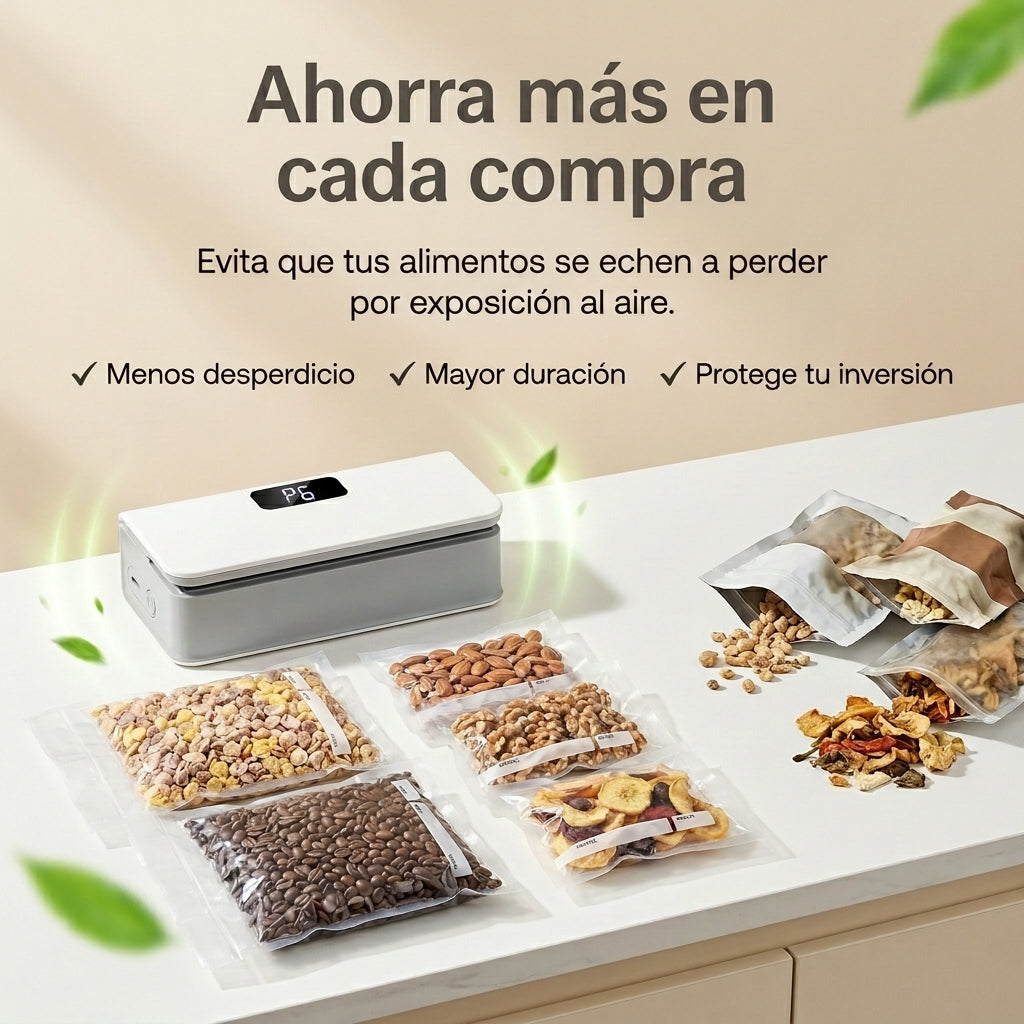 Sellador de bolsas de plástico magnético