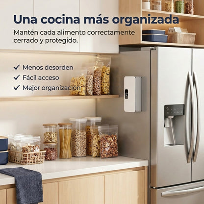 Sellador de bolsas de plástico magnético